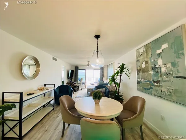 a balcony with furniture