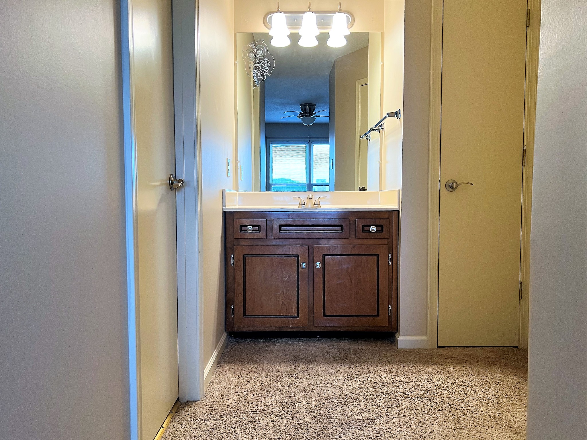 153 Old Farmers Road Clarksville, TN 37043 - Photo 17 of 23 a bathroom with a sink and a mirror