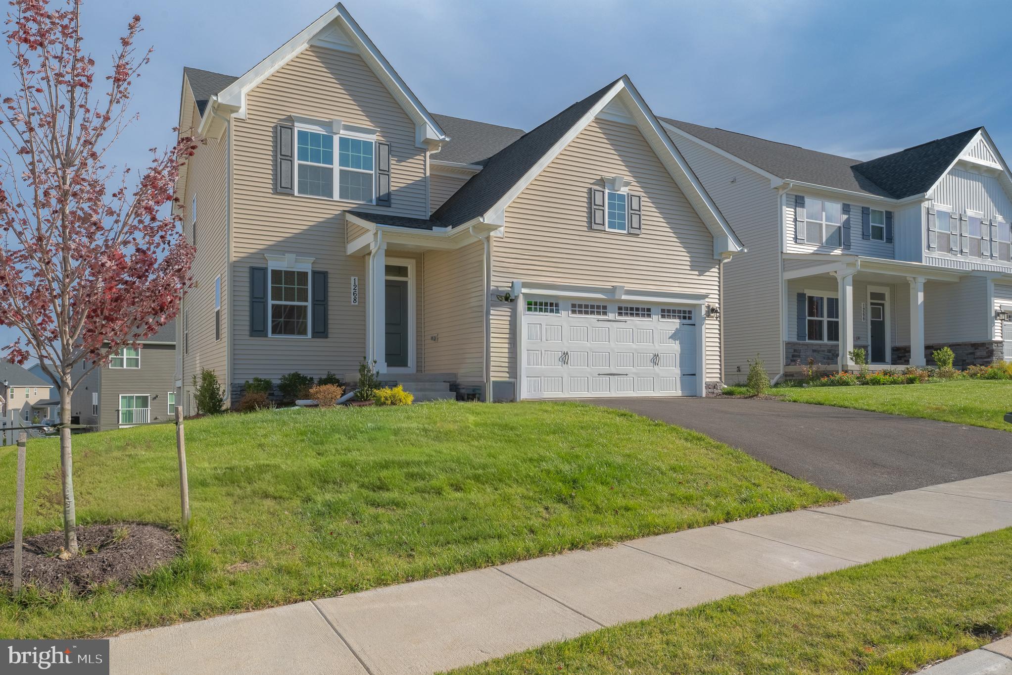 1268 Backbone Way Frederick, MD 21702 - Photo 2 of 92 a front view of a house with a garden and plants