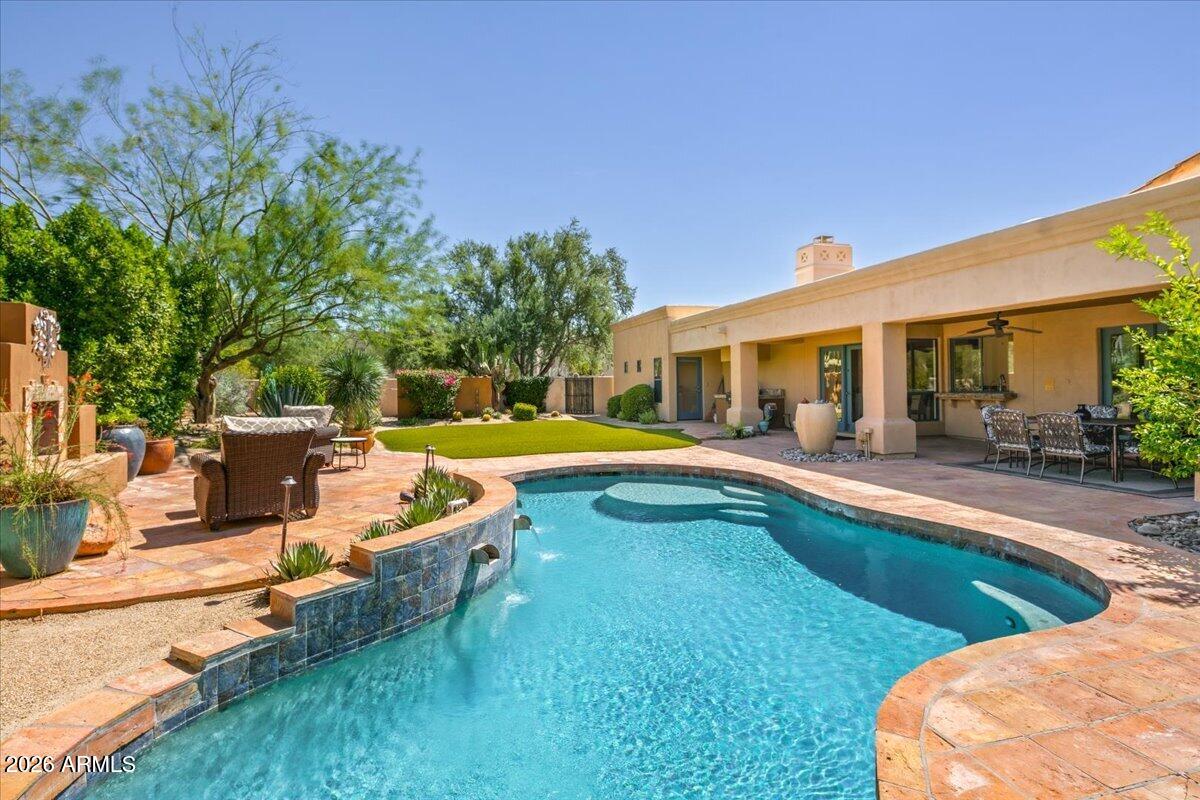 25255 North Ranch Gate Road Scottsdale, AZ 85255 - Photo 44 of 58 60-Pool ~ Back Of Home