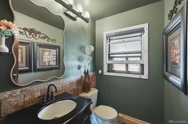 a very nice looking room with a large window