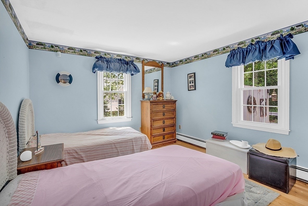 89 Kingswear Circle Dennis, MA 02660 - Photo 24 of 40 a bedroom with a bed and wooden floor