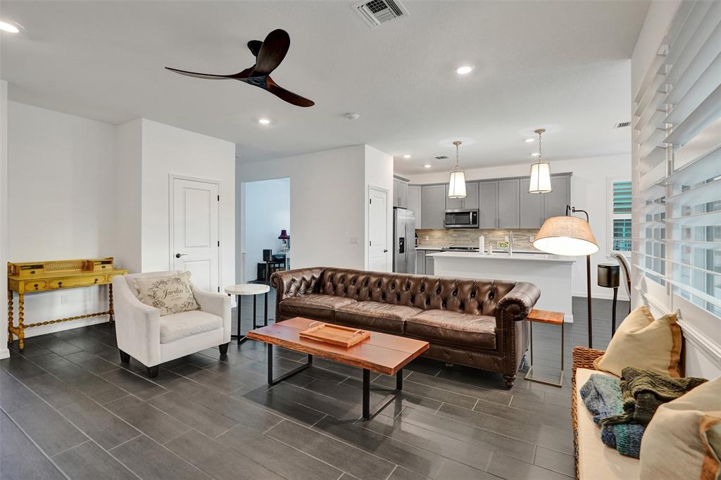 1612 Trailhead Terrace Hollywood, FL 33021 - Photo 17 of 71 a living room with furniture and kitchen view