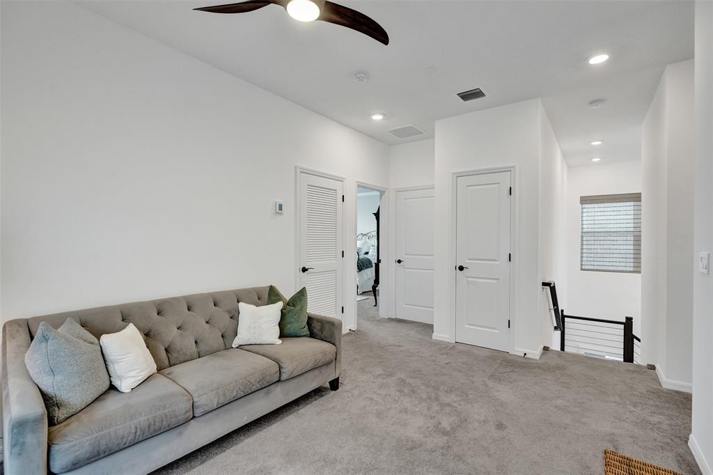 1612 Trailhead Terrace Hollywood, FL 33021 - Photo 45 of 71 a living room with furniture and a ceiling fan