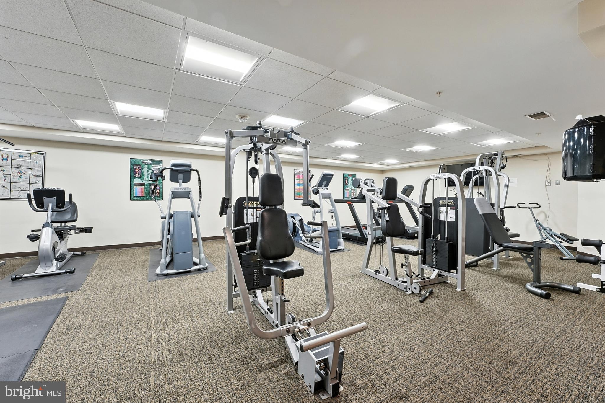7923 Eastern Avenue Northwest, Unit 303 Silver Spring, MD 20910 - Photo 28 of 38 a view of a room with gym equipment
