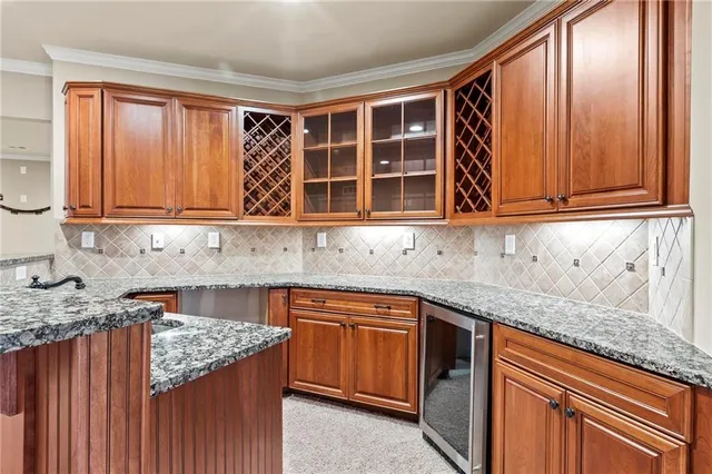 a view of a house with a balcony