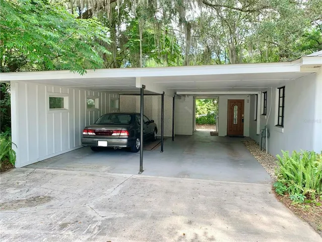a view of a car garage