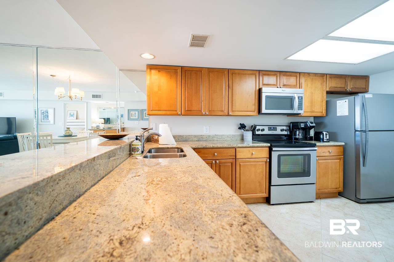 28760 Perdido Beach Boulevard, Unit 510SW Orange Beach, AL 36561 - Photo 4 of 47 Granite Countertop Bar
