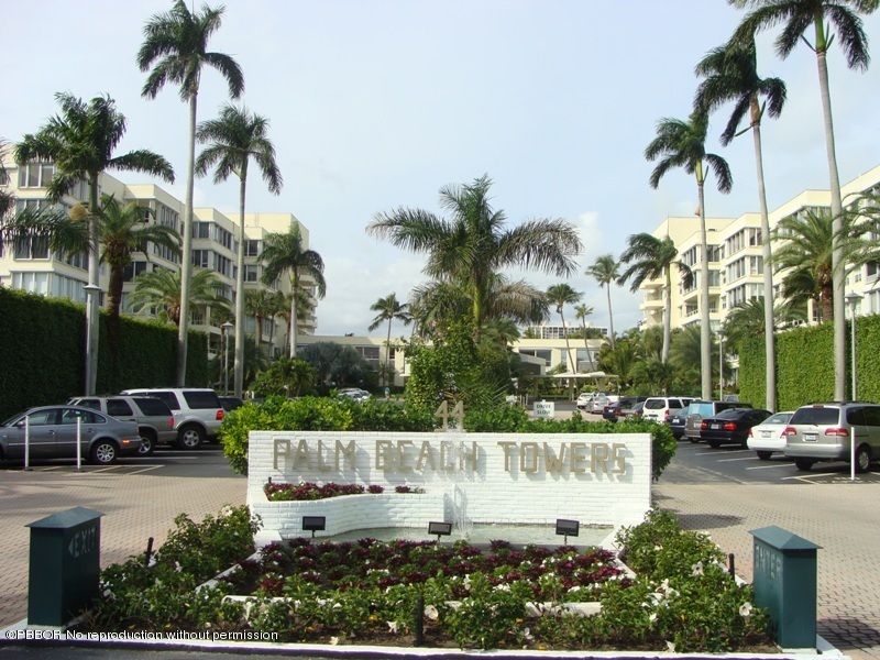 44 Cocoanut Row, Unit 322B Palm Beach, FL 33480 - Photo 9 of 10 a view of a swimming pool with a patio and a garden