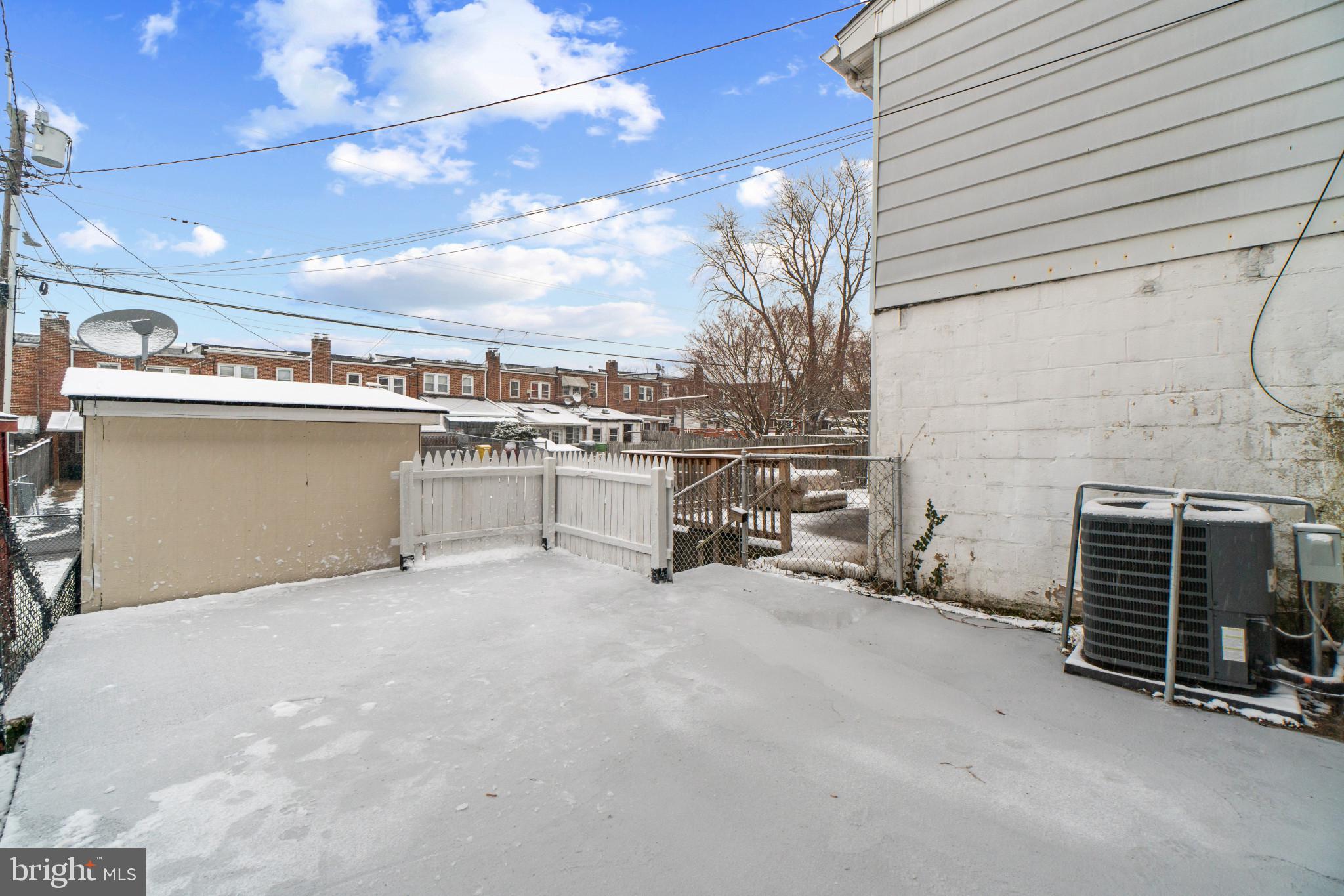 140 West Edgevale Road Brooklyn, MD 21225 - Photo 23 of 30 Large private rear patio and shed