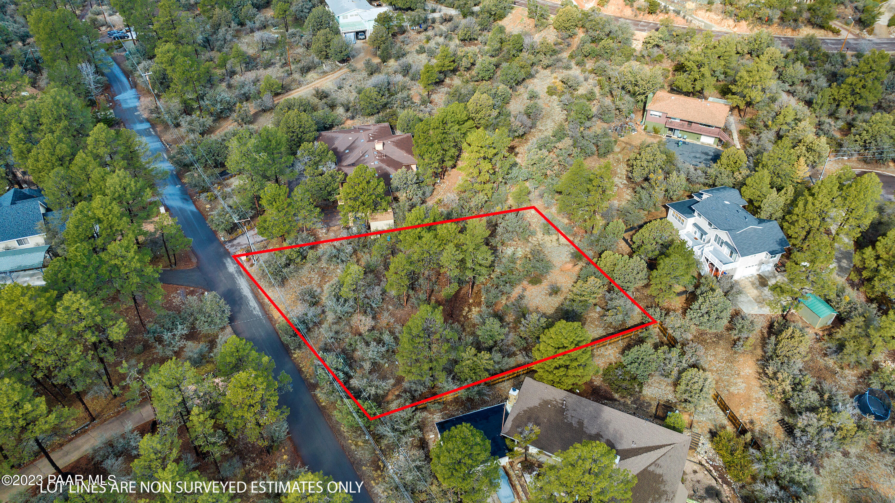 1030 Evergreen Road Prescott, AZ 86303 - Photo 3 of 14 009_Aerial