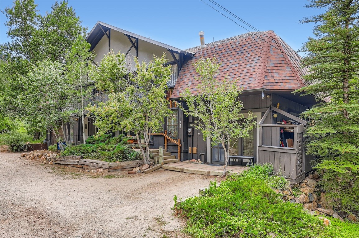 819 Valley View Drive Georgetown, CO 80444 - Photo 28 of 29 front view of a house with a yard