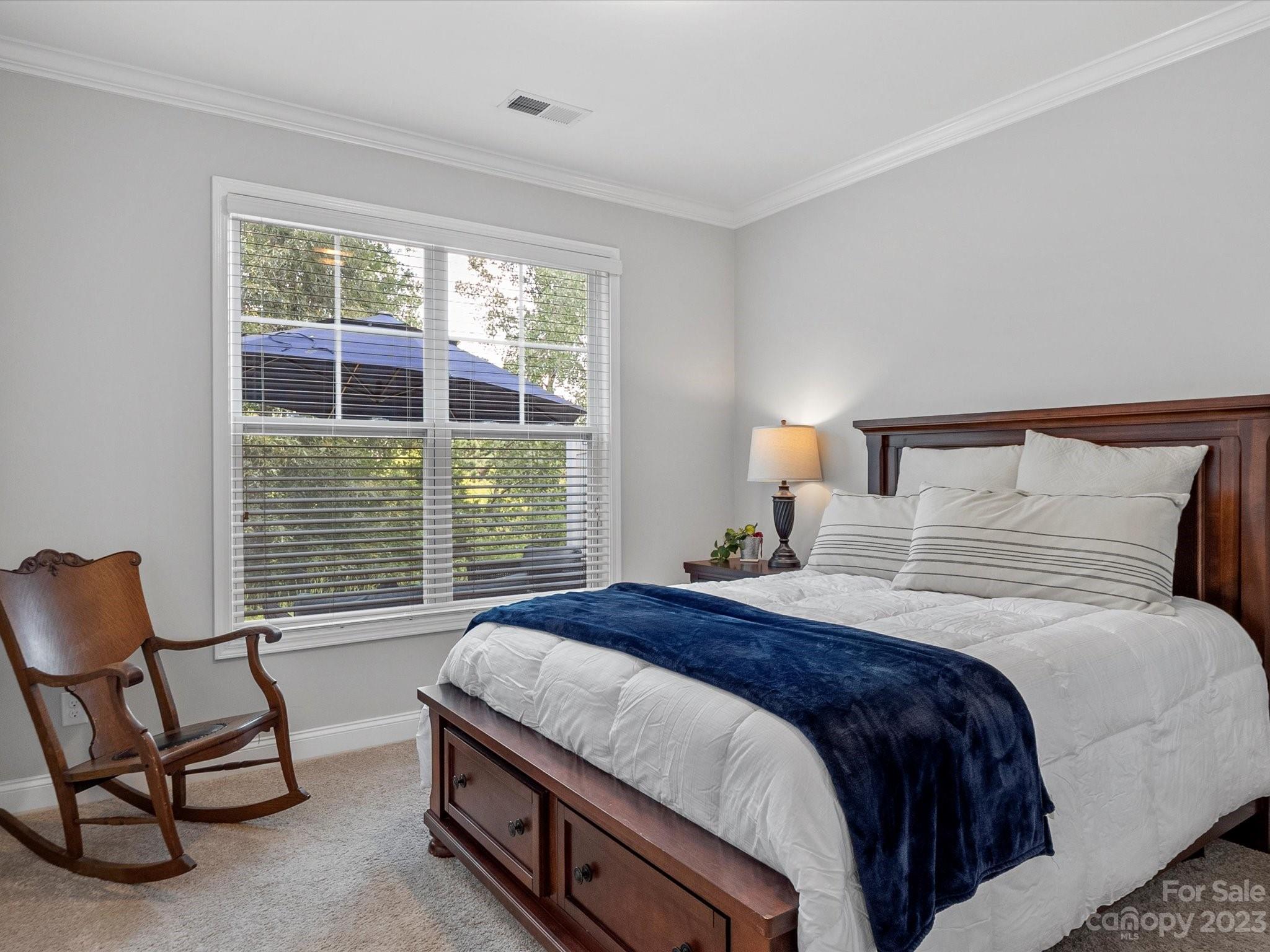 6020 Gribble Lane Lancaster, SC 29720 - Photo 18 of 32 a bedroom with a bed chair and window