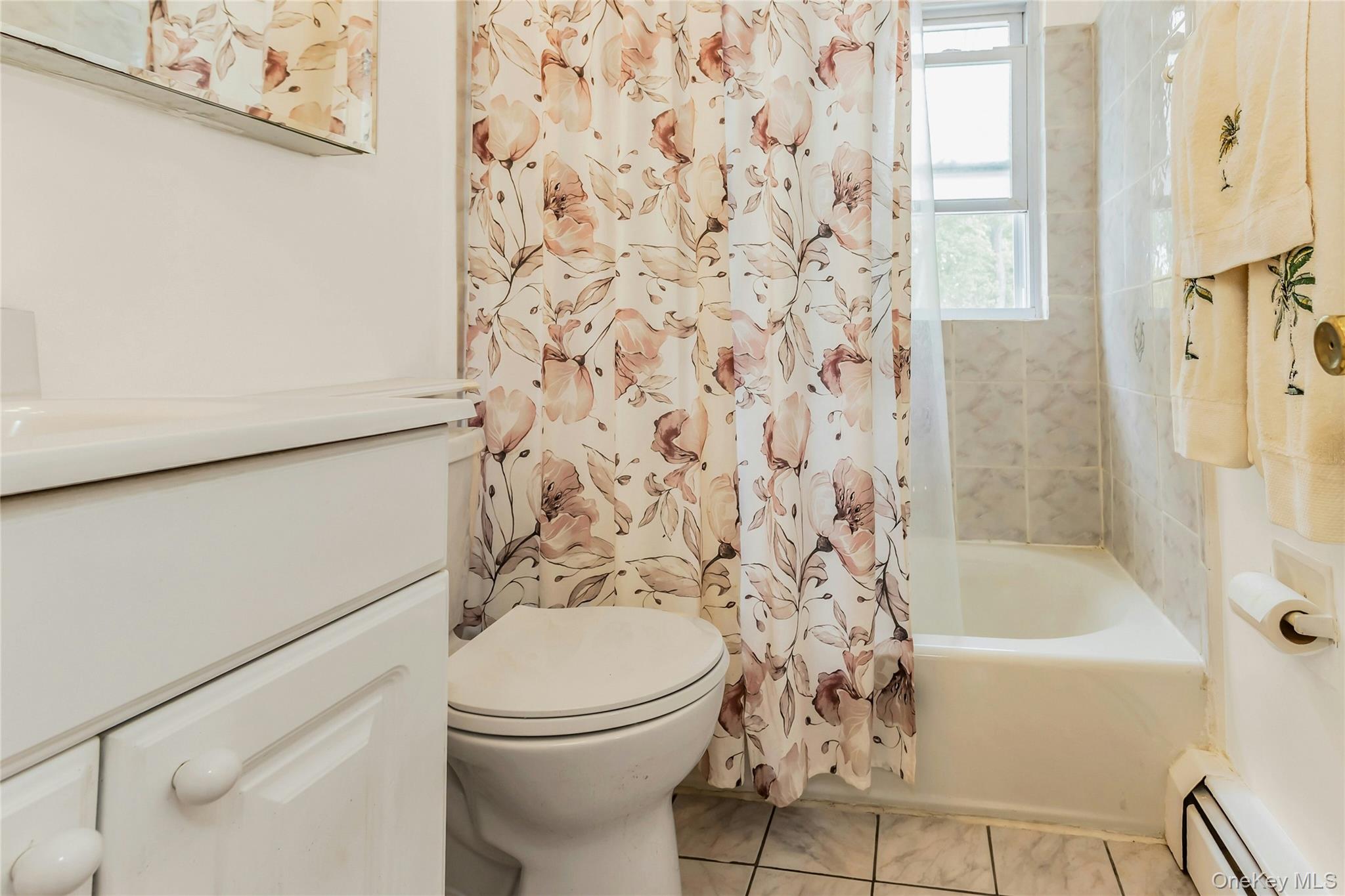 97 Horton Road Valley Stream, NY 11581 - Photo 12 of 21 a bathroom with a toilet and a shower curtain