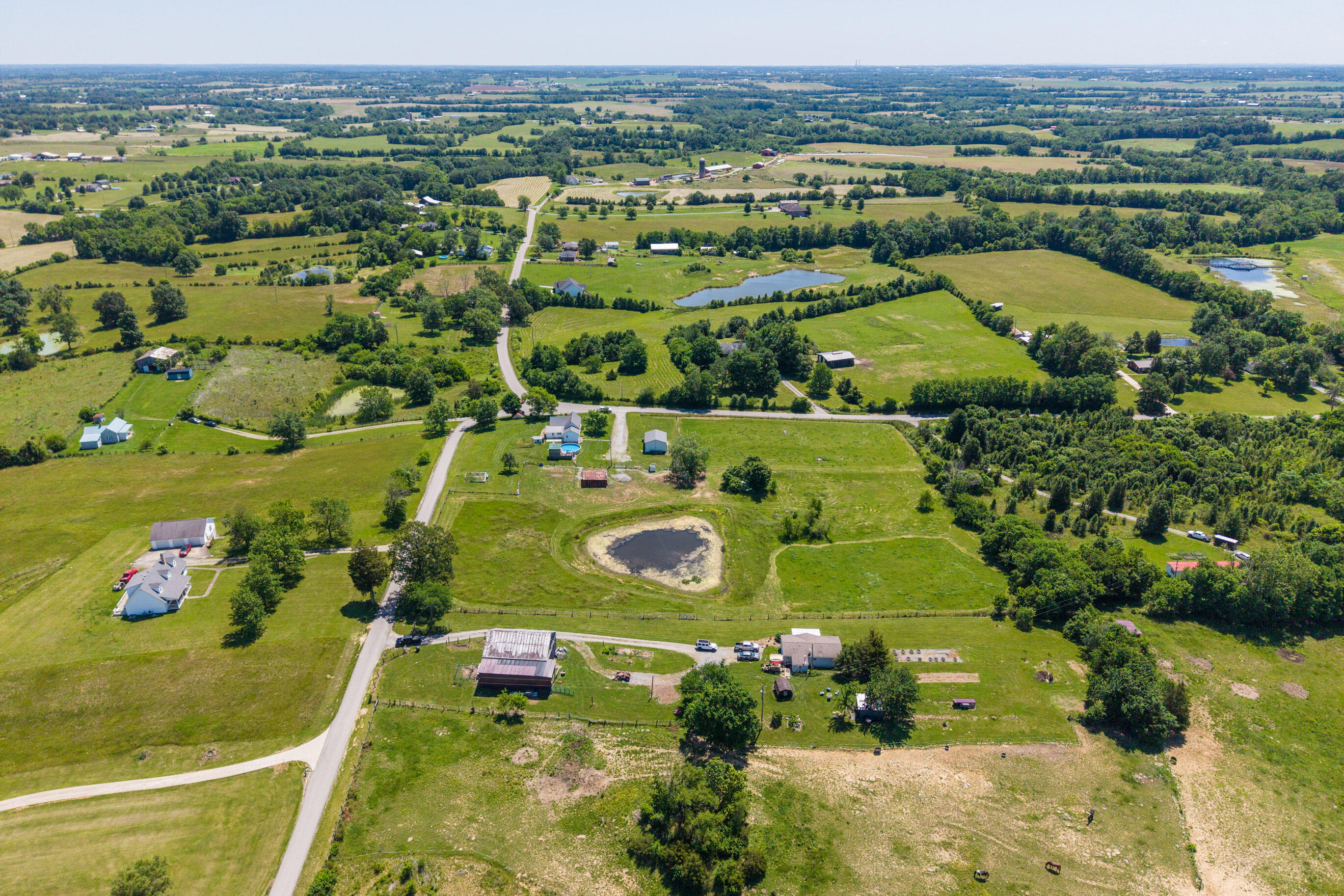 1160 Hopewell Road Harrodsburg, KY 40330 - Photo 36 of 51 20260602-1160-Hopewell-Rd-drone-fh-007_w