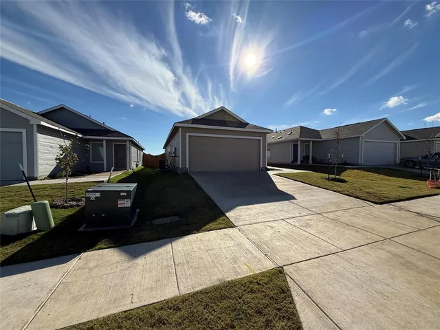 a view of a house with a patio