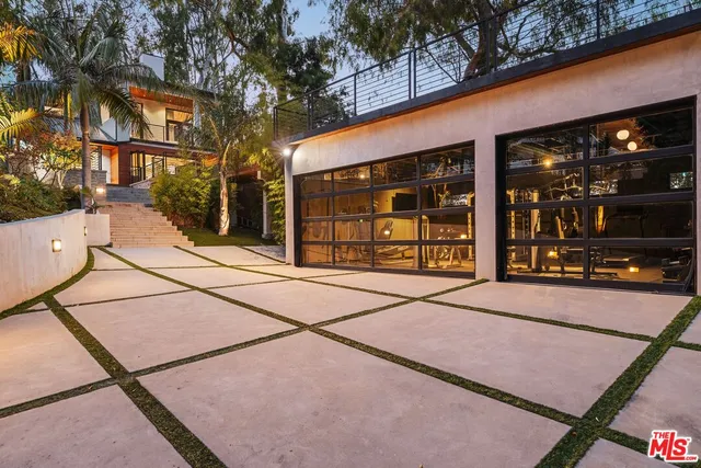 a view of a house with a park