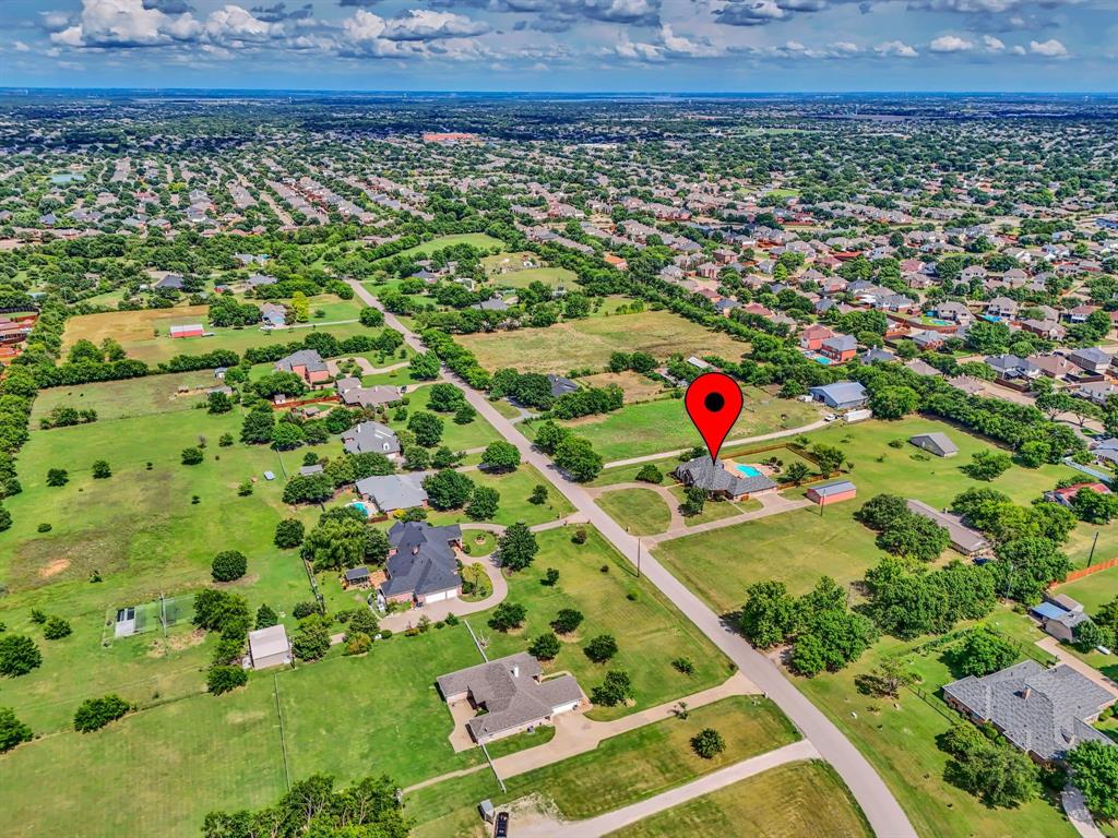 50 Buckingham Lane Allen, TX 75002 - Photo 8 of 39 Aerial view of property and surrounding area