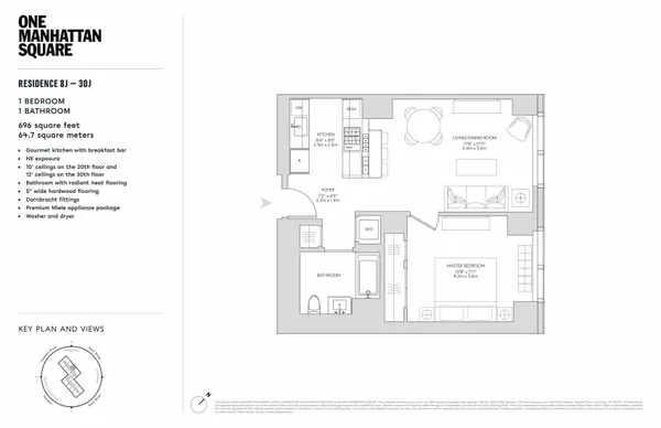 $1,305,000 | 252 South Street, Unit 22J | Two Bridges