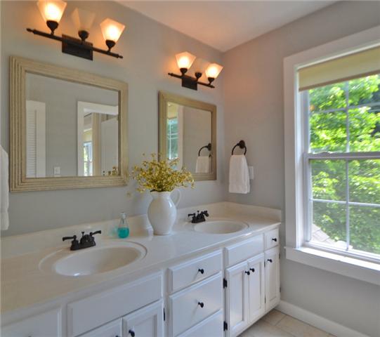 4257 Warren Road Franklin, TN 37067 - Photo 14 of 20 Upstairs bathroom with double-bowl vanity . . .