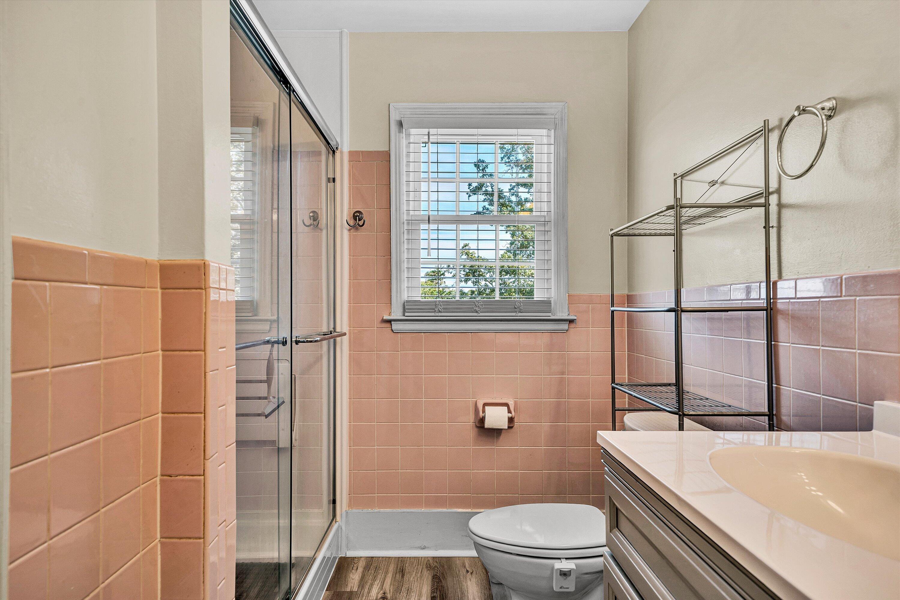 3876 Shingle Block Road Bedford, VA 24523 - Photo 11 of 29 a bathroom with a sink a toilet and shower