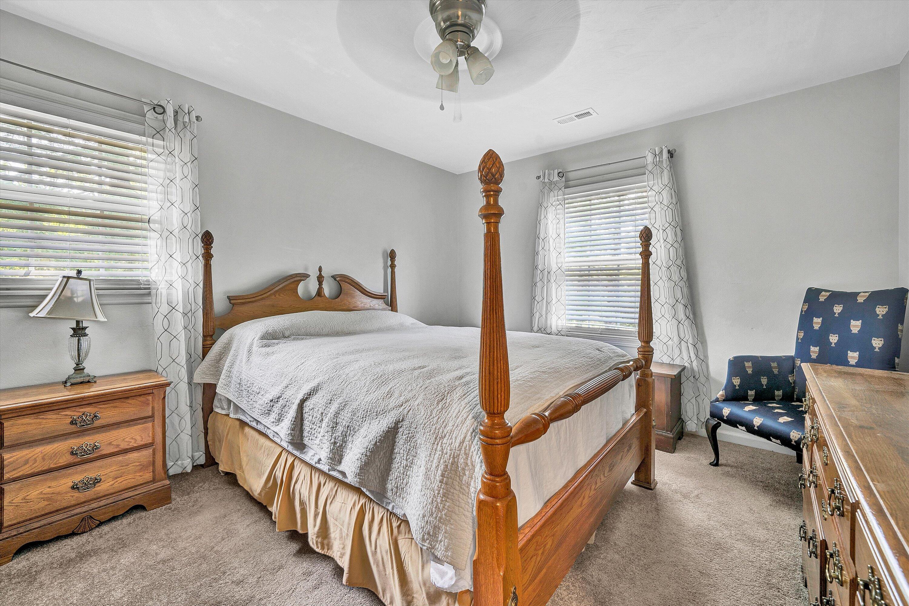3876 Shingle Block Road Bedford, VA 24523 - Photo 16 of 29 a bedroom with double bed and a window