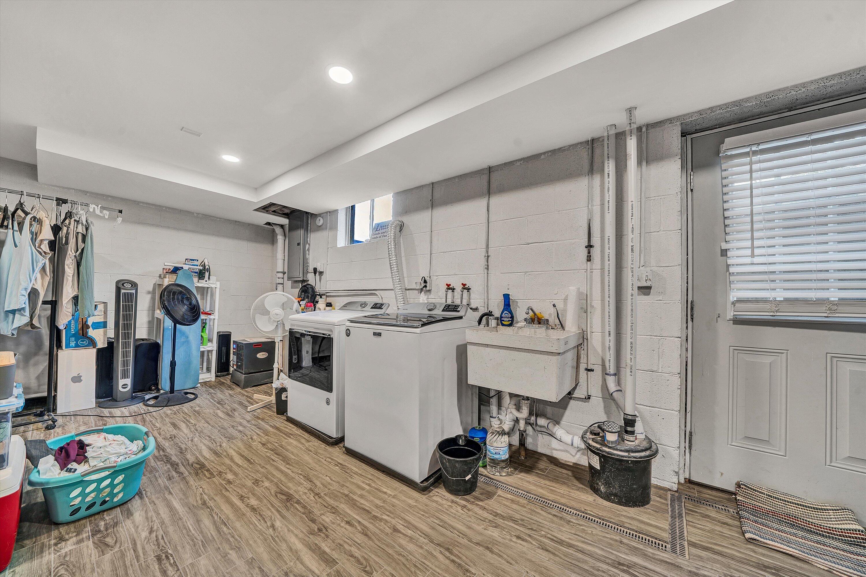 3876 Shingle Block Road Bedford, VA 24523 - Photo 24 of 29 a view of kitchen center island wooden floor and window