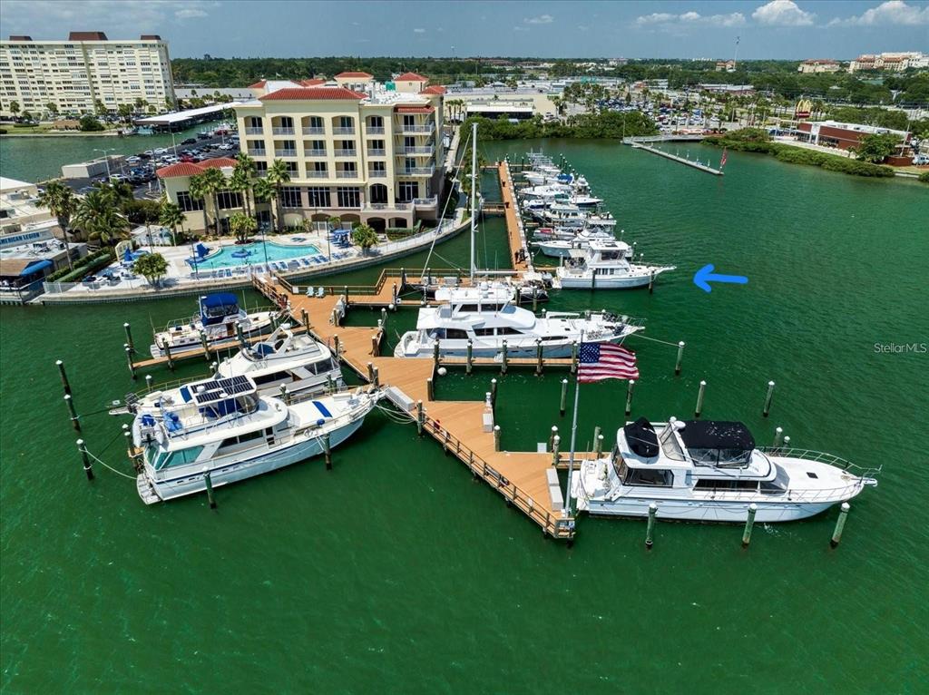 26 Slip Marina - Last slip on the first row