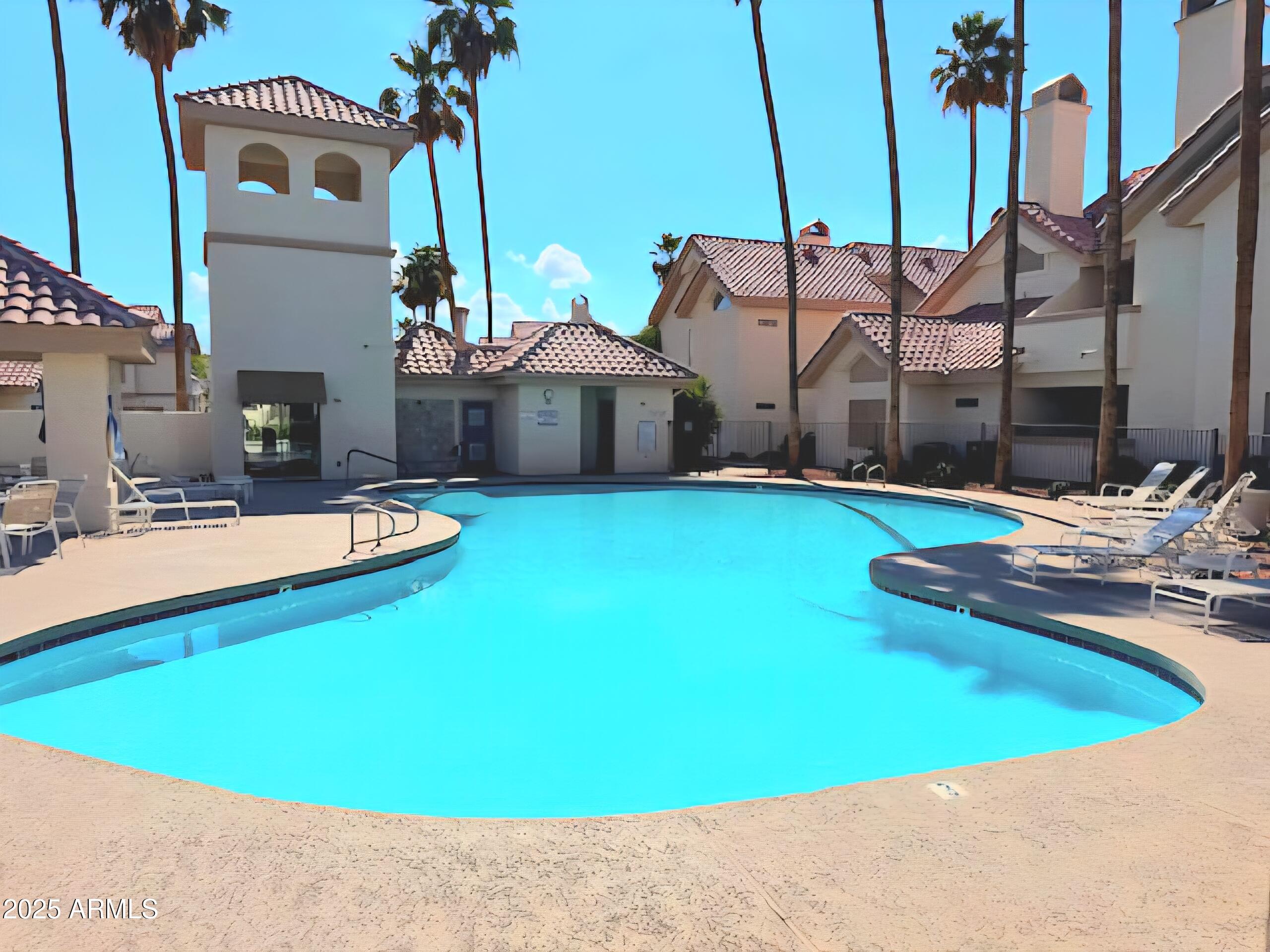 2801 North Litchfield Road, Unit 65 Goodyear, AZ 85395 - Photo 29 of 30 a view of a house with a swimming pool