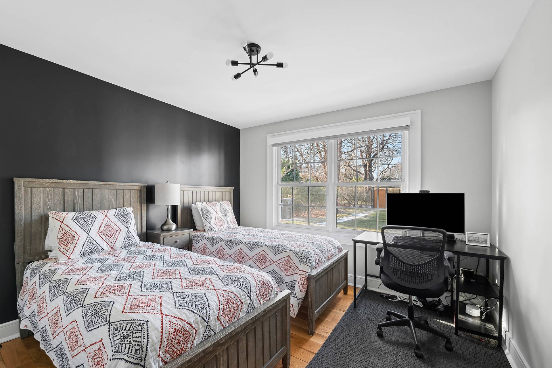 50 Sherrill Road East Hampton, NY 11937 - Photo 11 of 20 a bedroom with a bed and a desk