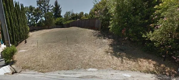 a view of backyard with green space