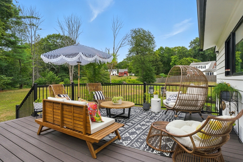 30 Linda Road Andover, MA 01810 - Photo 20 of 42 a view of a chair and tables in the patio