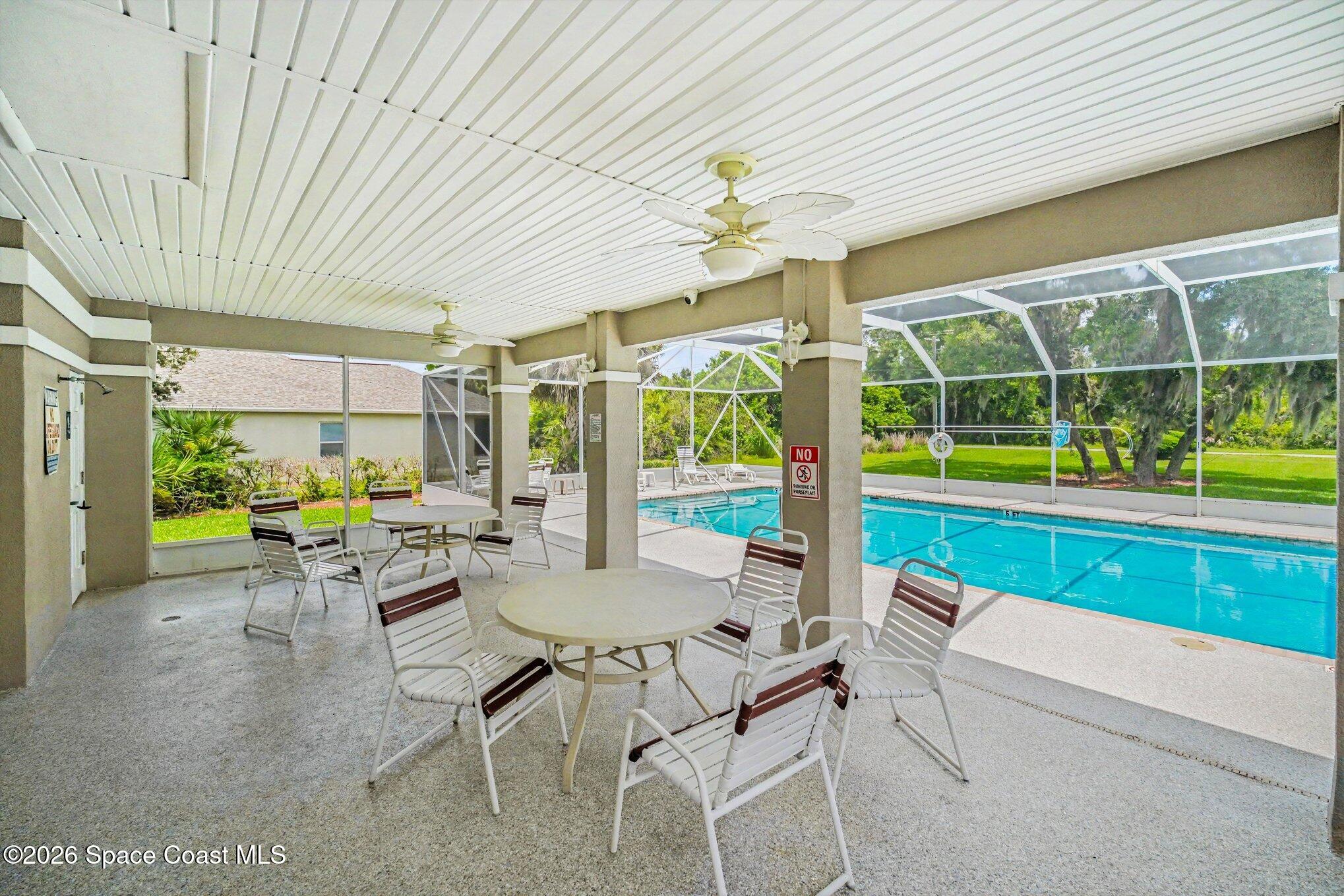 2194 Spring Creek Circle Palm Bay, FL 32905 - Photo 35 of 40 Community Patio & ool
