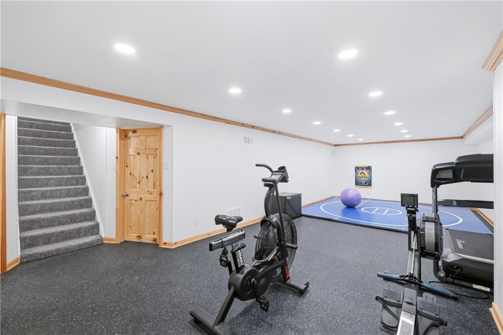 200 Hazen Road Sharpsville, PA 16150 - Photo 23 of 41 a view of a room with gym equipment