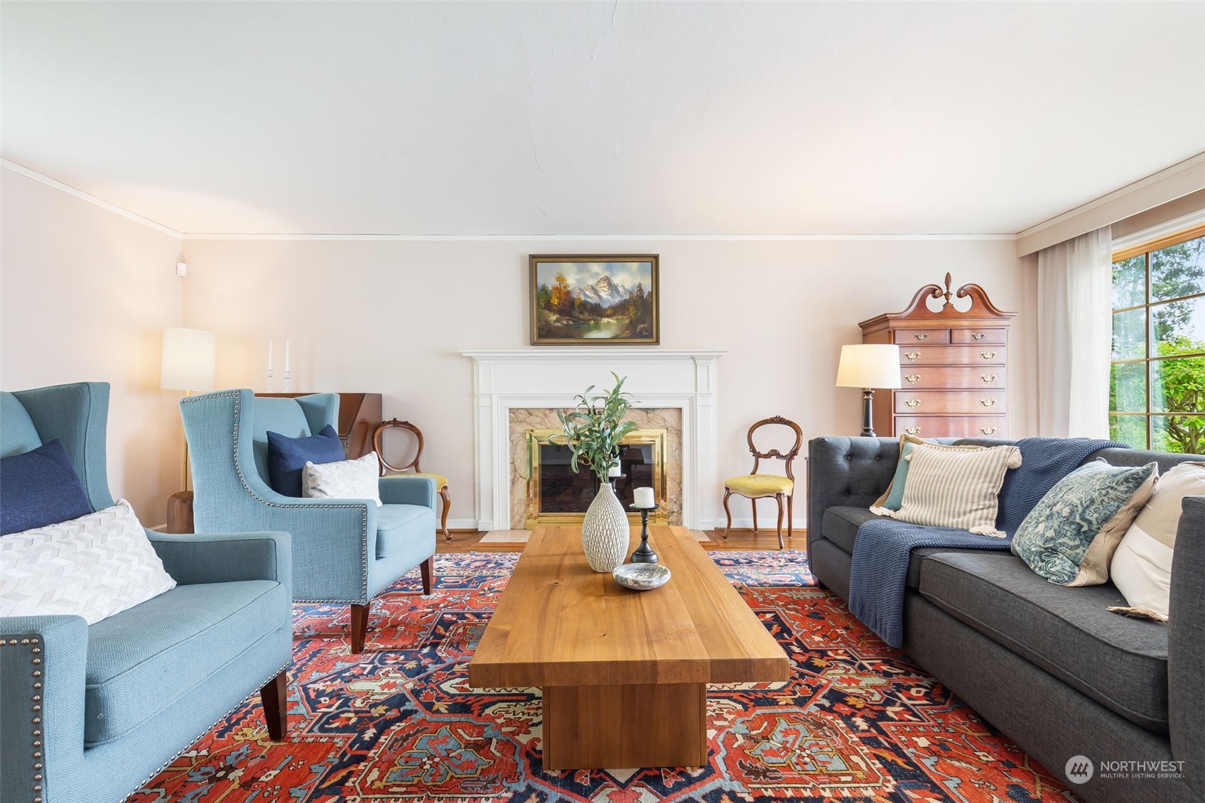 5625 Northeast Windermere Road Seattle, WA 98105 - Photo 6 of 40 a living room with furniture and a wooden floor