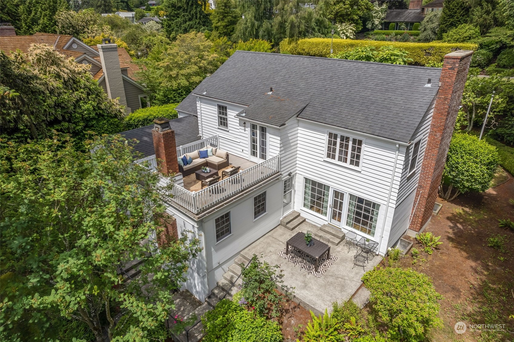 5625 Northeast Windermere Road Seattle, WA 98105 - Photo 9 of 40 an aerial view of a house with a yard