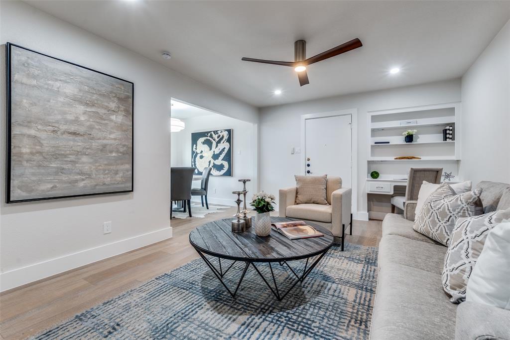 4676 Matilda Street, Unit C Dallas, TX 75206 - Photo 5 of 12 a living room with furniture