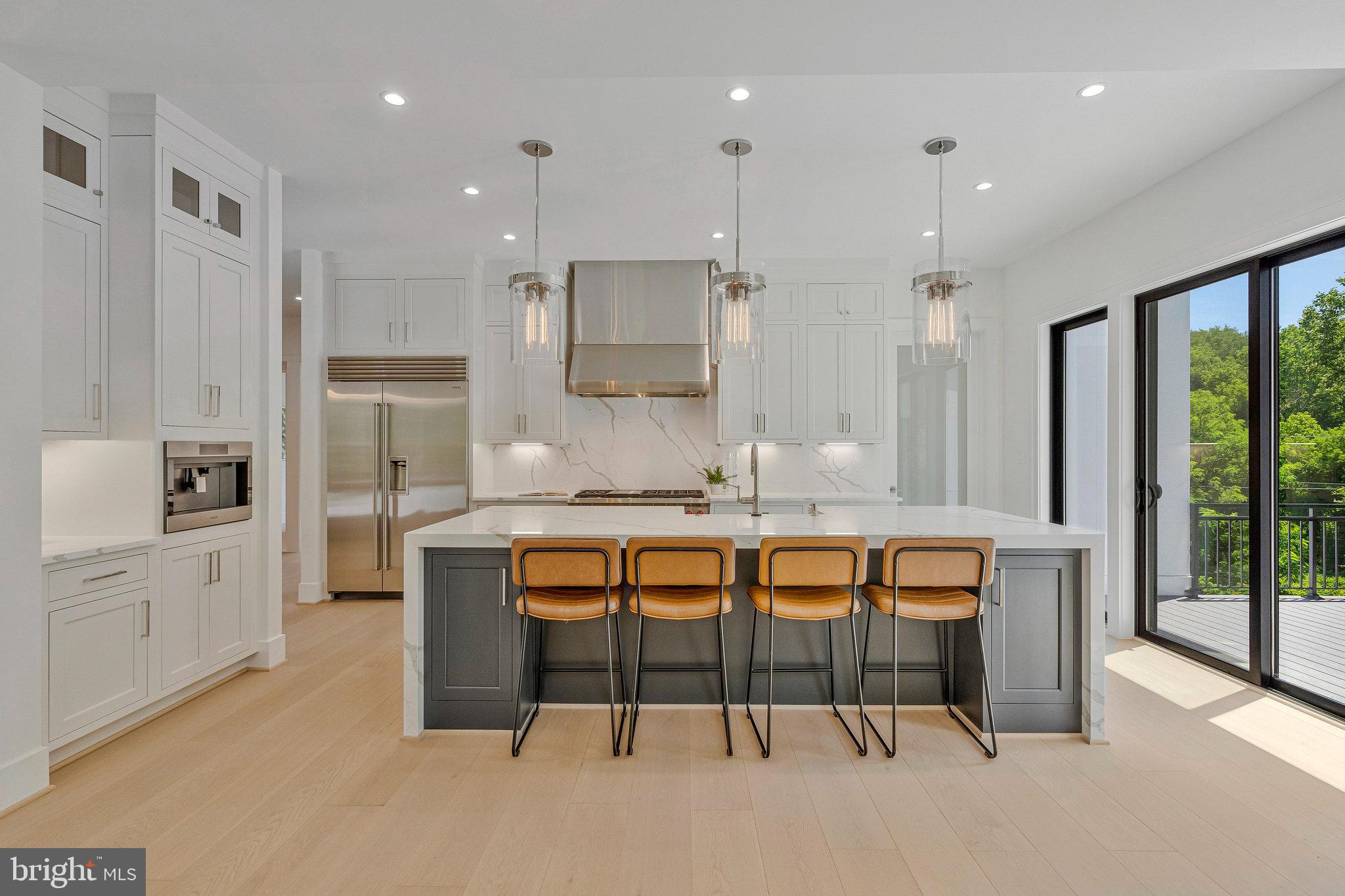 1434 Waggaman Circle McLean, VA 22101 - Photo 21 of 113 Large Kitchen Island with Prep Sink and Faucet