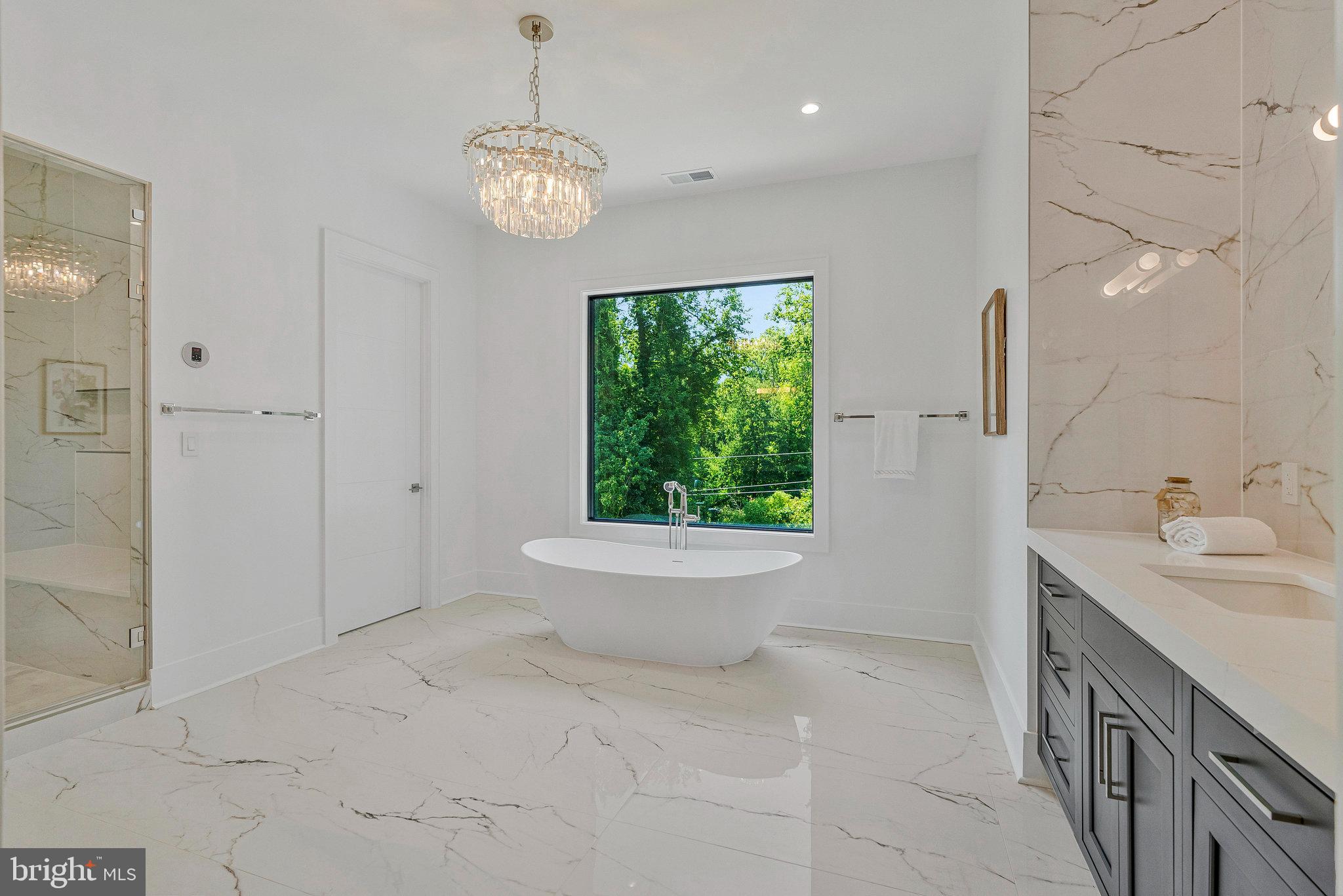 1434 Waggaman Circle McLean, VA 22101 - Photo 49 of 113 Ensuite bathroom is a statement of modern luxury