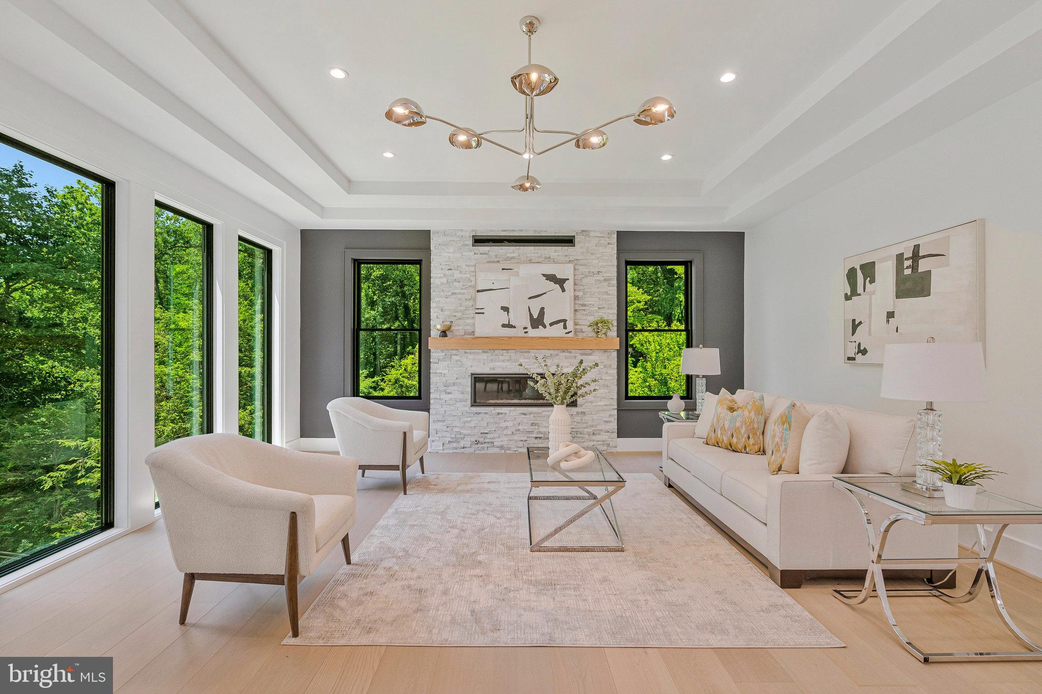 1434 Waggaman Circle McLean, VA 22101 - Photo 10 of 113 w/ floor-to-ceiling linear gas fireplace