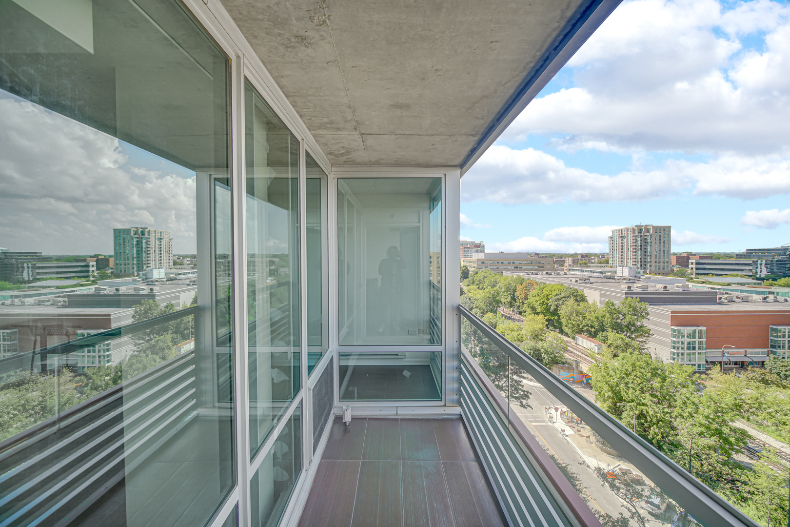 800 Elgin Road, Unit 1210 Evanston, IL 60201 - Photo 12 of 20 a view of balcony with city view