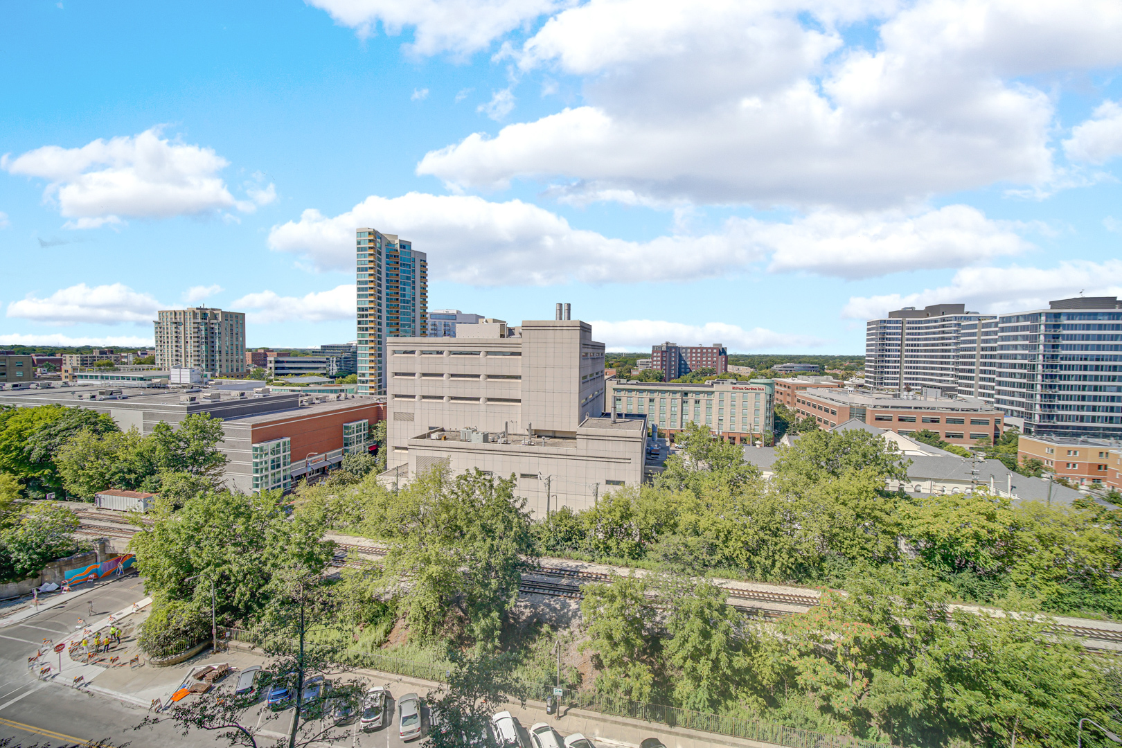 800 Elgin Road, Unit 1210 Evanston, IL 60201 - Photo 13 of 20 a view of a city with tall buildings