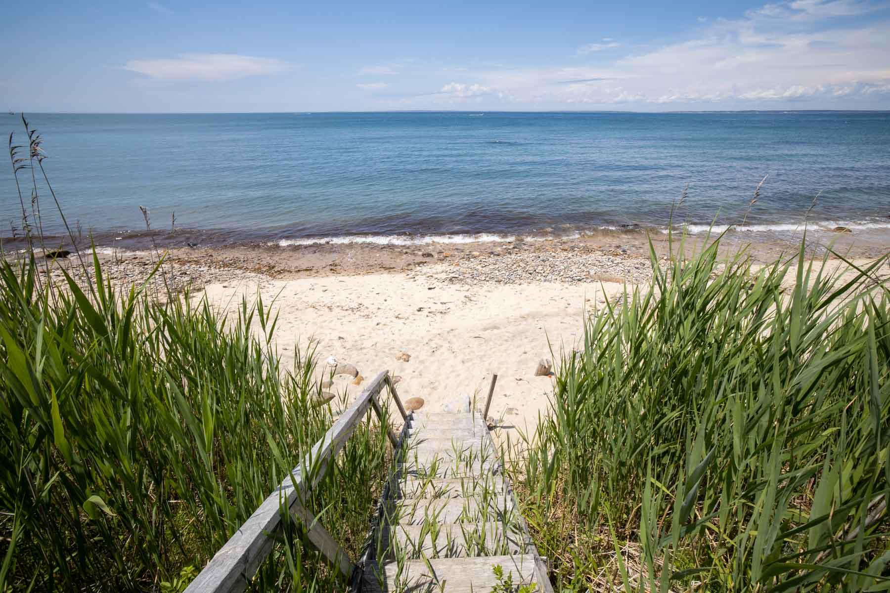 277 N Road Chilmark, MA 02535 - Photo 12 of 14 a view of a yard with an outdoor space