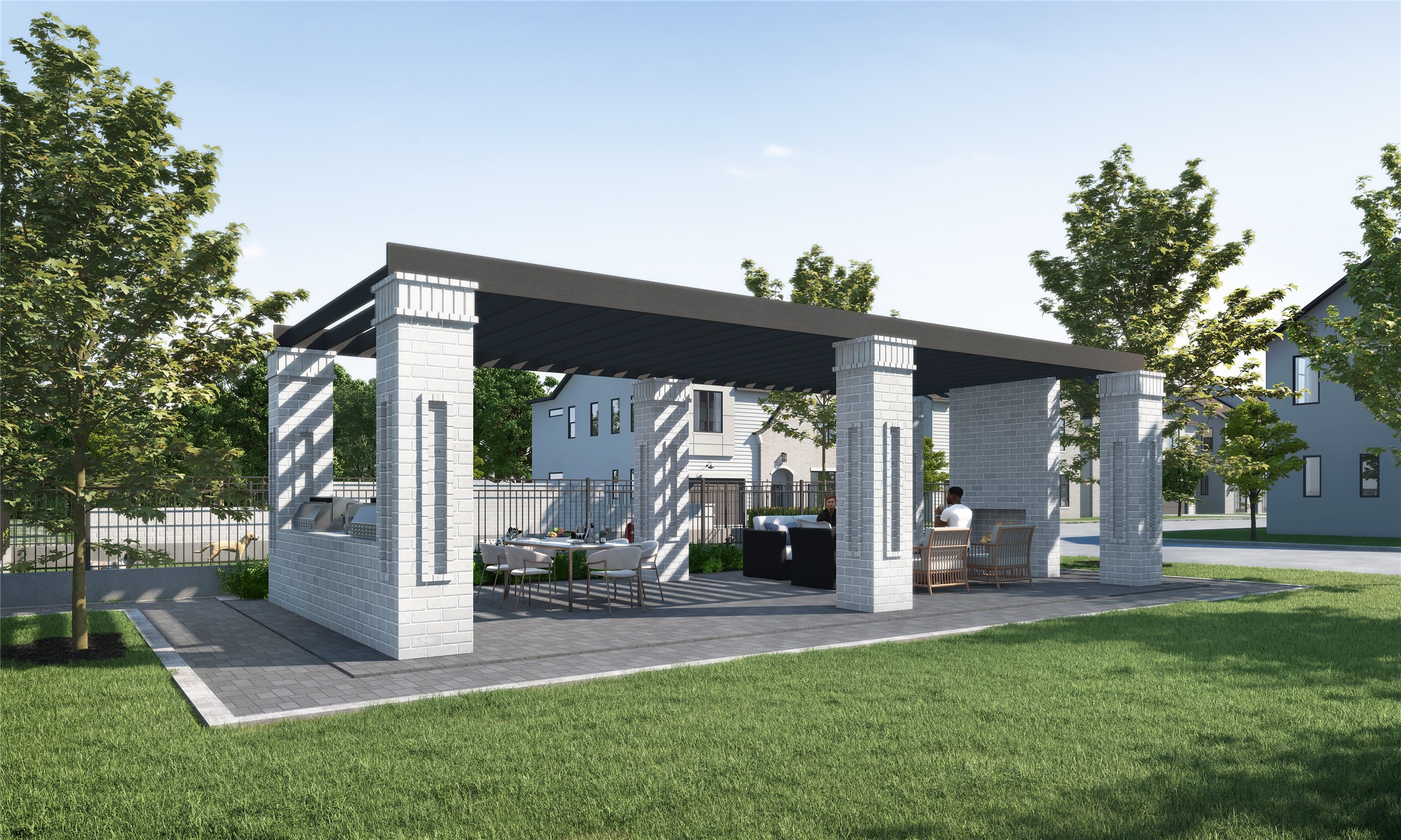 5315 Lambeth Riverside Drive Houston, TX 77091 - Photo 15 of 18 Cabana