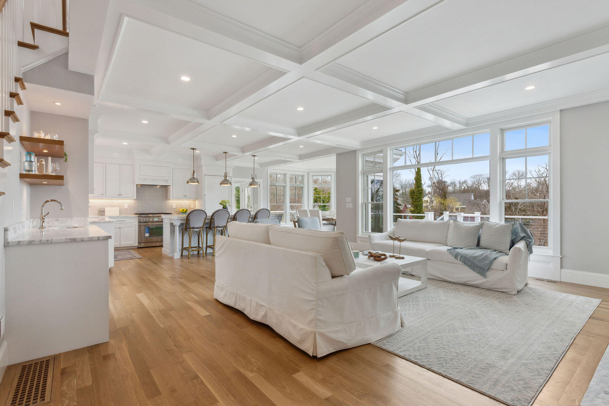 44 Tonset Road Orleans, MA 02653 - Photo 14 of 79 a living room with furniture and a large window