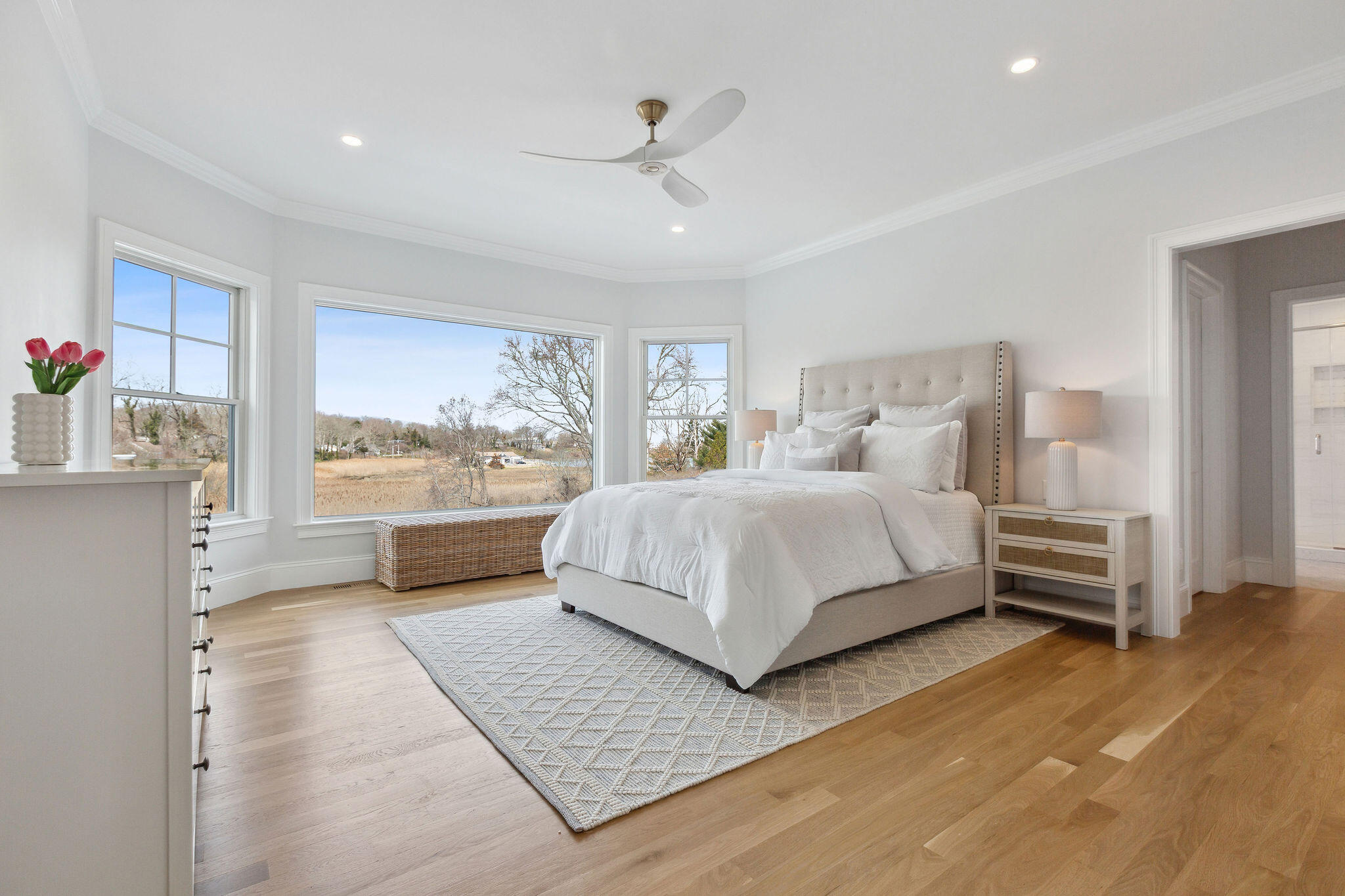 44 Tonset Road Orleans, MA 02653 - Photo 32 of 79 a bedroom with a large bed and a couch