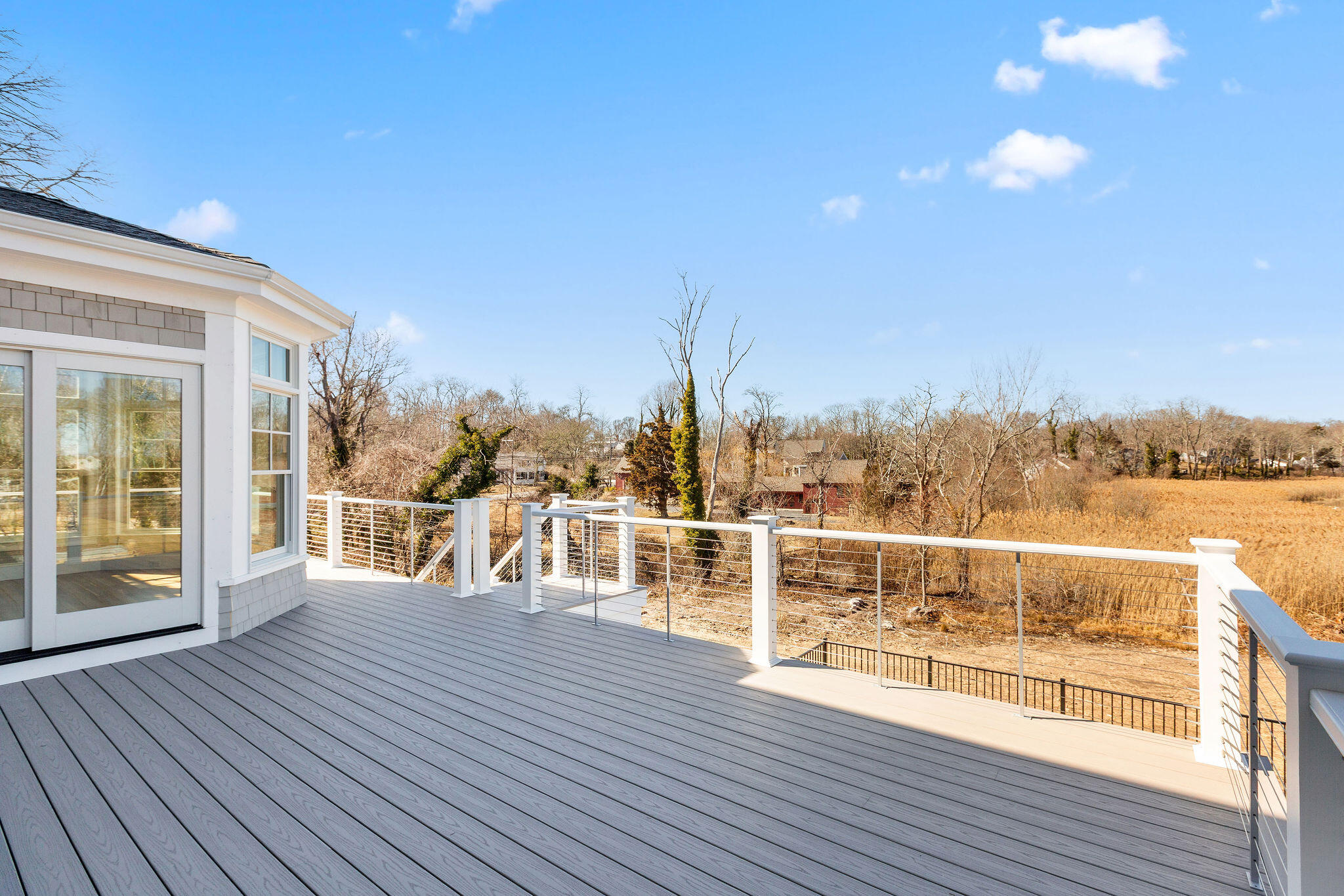 44 Tonset Road Orleans, MA 02653 - Photo 64 of 79 a view of a balcony with lake view and mountain view