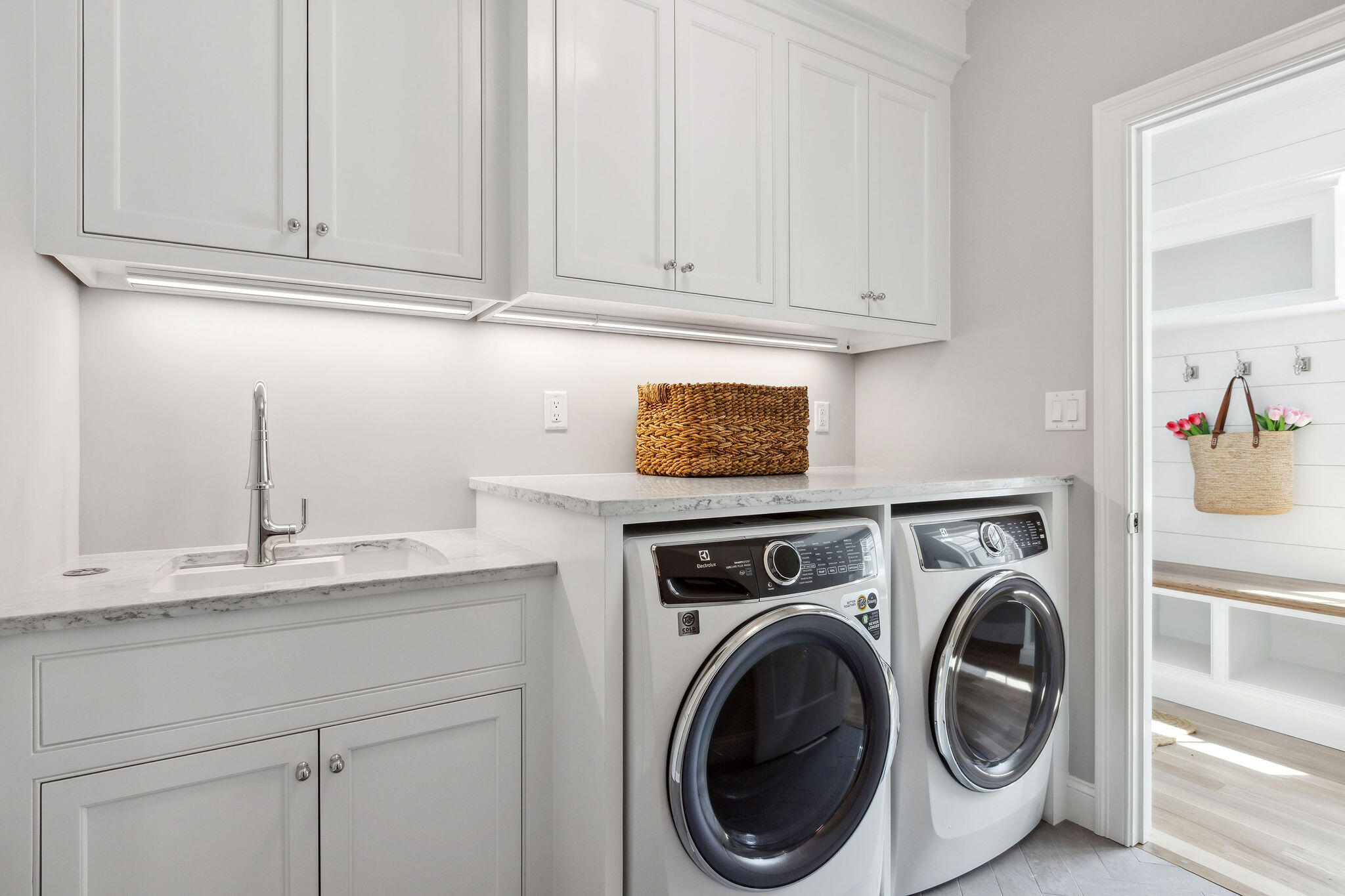 44 Tonset Road Orleans, MA 02653 - Photo 10 of 79 a utility room with sink dryer and washer