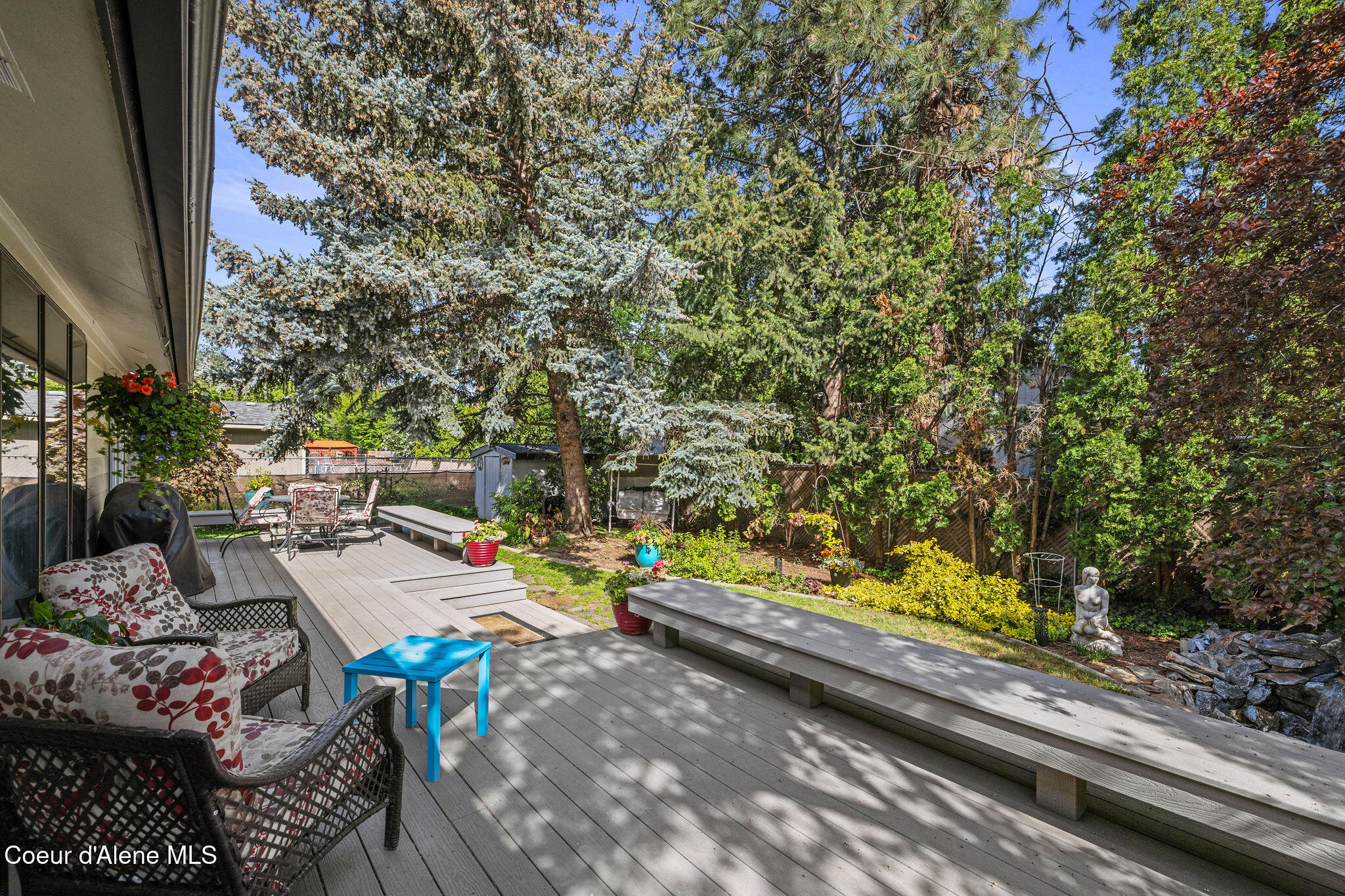 3529 East Mountain View Road Post Falls, ID 83854 - Photo 30 of 32 Shaded backyard