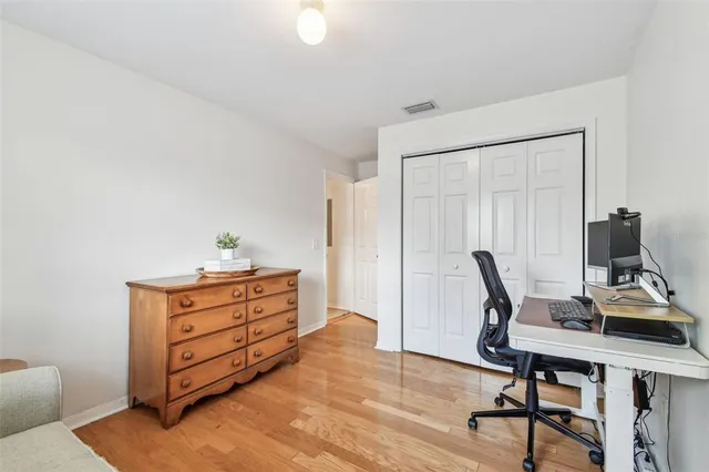 a room with furniture and a window